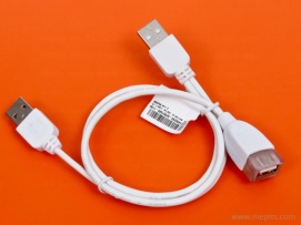 USB Female to 2 USB Male Cable