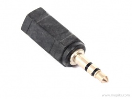 3.5mm Stereo Pin to 2.5mm Stereo Socket Connector