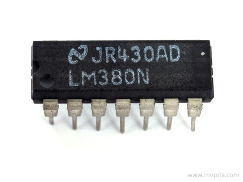 2 Pc National LM380N Audio Amplifier Circuit Single 14 Pin Plastic DIP for sale online 