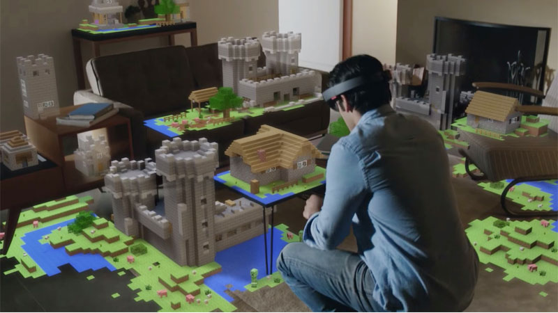 Application of microsoft hololens Windows10 Holographic computer