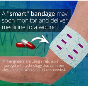 smart bandage implantable electronics